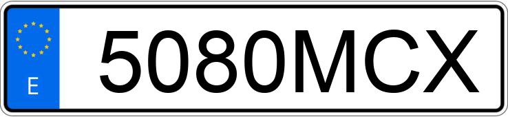 Numer rejestracyjny 5080MCX posiada HONDA HR-V Numer rejestracyjny 5080MCX posiada HONDA HR-V