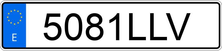 Numer rejestracyjny 5081LLV posiada RENAULT CLIO