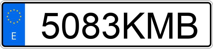 Registreringsnummeret 5083KMB har VOLKSWAGEN TIGUAN
