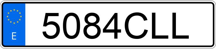 Numer rejestracyjny 5084CLL posiada PEUGEOT BOXER