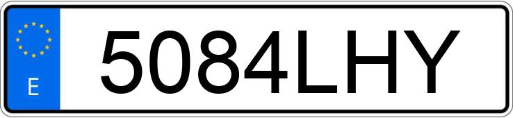 Numer rejestracyjny 5084LHY posiada FORD FOCUS