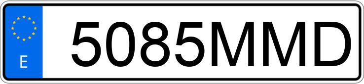 Numer rejestracyjny 5085MMD posiada BMW X1