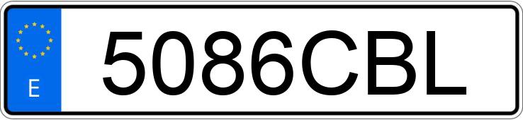 Numer rejestracyjny 5086CBL posiada FIAT SEICENTO