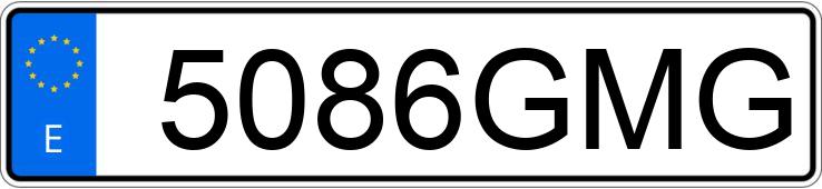 Numer rejestracyjny 5086GMG posiada BMW SERIE 5