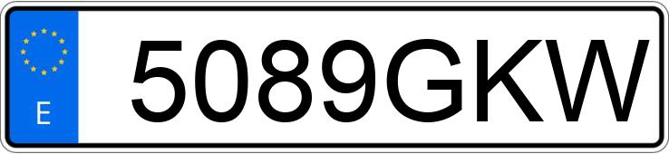 Numer rejestracyjny 5089GKW posiada OPEL ASTRA GTC