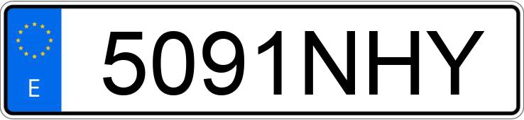 Numer rejestracyjny 5091NHY posiada BMW SERIE 4