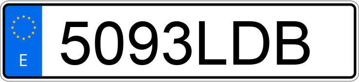 Numer rejestracyjny 5093LDB posiada INFINITI Q30