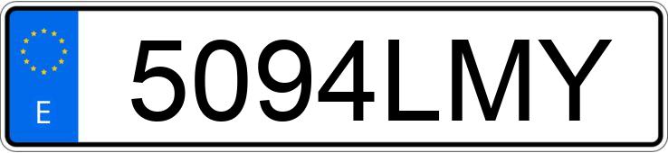 Numer rejestracyjny 5094LMY posiada BMW SERIE 4
