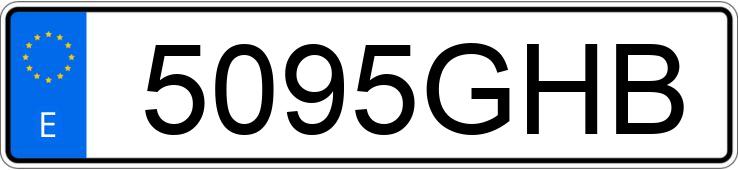 Numer rejestracyjny 5095GHB posiada FORD FIESTA