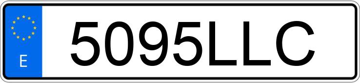 Die Registrierungsnummer 5095LLC hat AUDI RS Q3 SPORTBACK