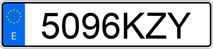 Numer rejestracyjny 5096KZY posiada SEAT LEON Numer rejestracyjny 5096KZY posiada SEAT LEON