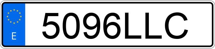Numer rejestracyjny 5096LLC posiada AUDI A3