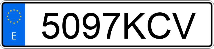 Numer rejestracyjny 5097KCV posiada FIAT 500