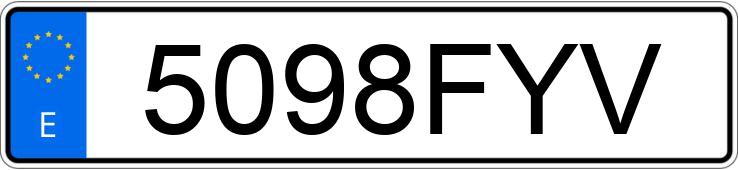 Numer rejestracyjny 5098FYV posiada AUDI A3 Numer rejestracyjny 5098FYV posiada AUDI A3