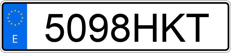 Numer rejestracyjny 5098HKT posiada CITROEN C4 GRAND PICASSO