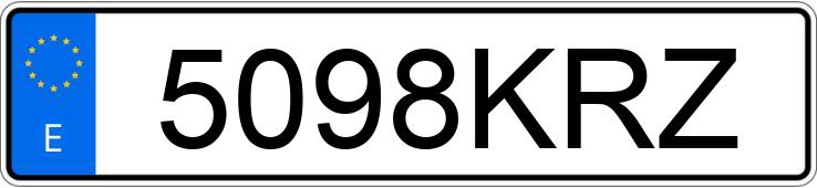 Numer rejestracyjny 5098KRZ posiada RENAULT TRAFIC Numer rejestracyjny 5098KRZ posiada RENAULT TRAFIC