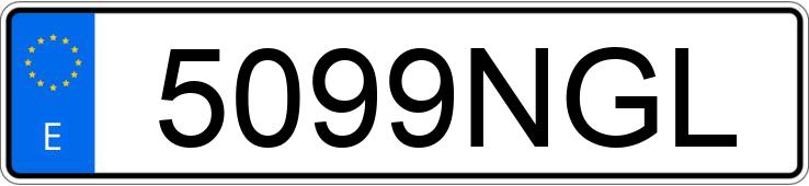 Numer rejestracyjny 5099NGL posiada VOLKSWAGEN TOUAREG