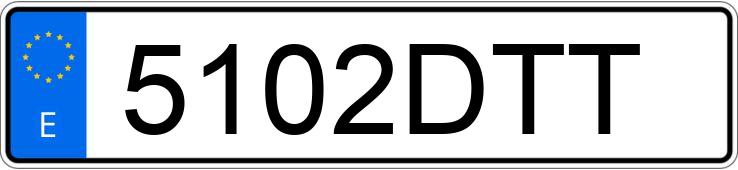 Numer rejestracyjny 5102DTT posiada VOLKSWAGEN GOLF Numer rejestracyjny 5102DTT posiada VOLKSWAGEN GOLF