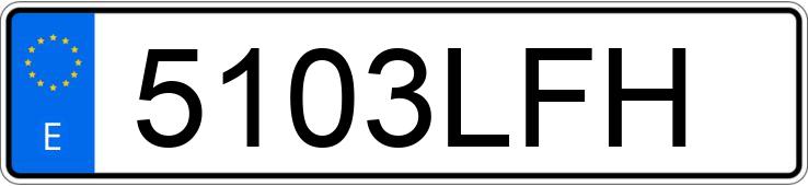 Numer rejestracyjny 5103LFH posiada MERCEDES A (177)