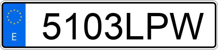 Numer rejestracyjny 5103LPW posiada PEUGEOT 308