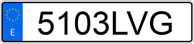 Numer rejestracyjny 5103LVG posiada BMW SERIE 4