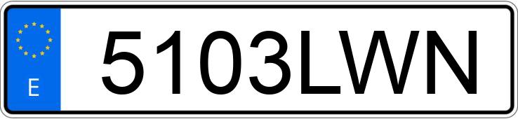 Numer rejestracyjny 5103LWN posiada RENAULT TRAFIC Numer rejestracyjny 5103LWN posiada RENAULT TRAFIC