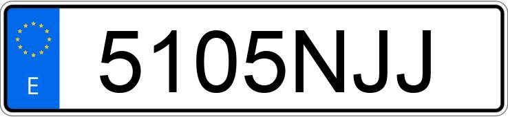 Numer rejestracyjny 5105NJJ posiada AUDI Q3