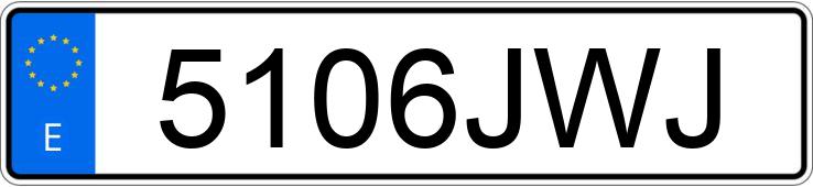 Numer rejestracyjny 5106JWJ posiada PEUGEOT 308