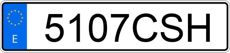 Numer rejestracyjny 5107CSH posiada FIAT STILO