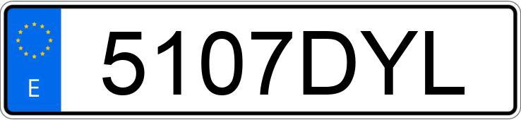 Numer rejestracyjny 5107DYL posiada MINI MINI Numer rejestracyjny 5107DYL posiada MINI MINI