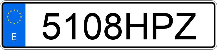 Numer rejestracyjny 5108HPZ posiada AUDI A1 SPORTBACK