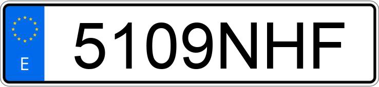 Numer rejestracyjny 5109NHF posiada NISSAN TOWNSTAR Numer rejestracyjny 5109NHF posiada NISSAN TOWNSTAR