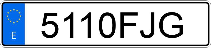 Numer rejestracyjny 5110FJG posiada SEAT ALTEA Numer rejestracyjny 5110FJG posiada SEAT ALTEA