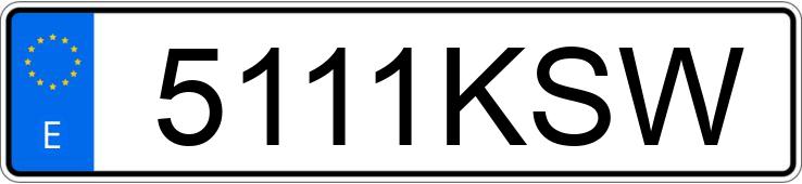 Numer rejestracyjny 5111KSW posiada VOLKSWAGEN T-ROC