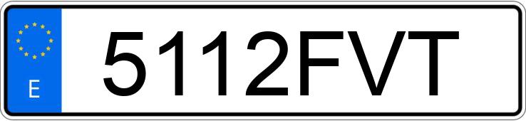 Numer rejestracyjny 5112FVT posiada CITROEN C4 PICASSO 7PZ
