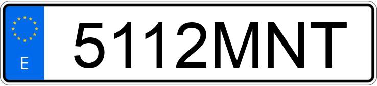 Numer rejestracyjny 5112MNT posiada TOYOTA YARIS