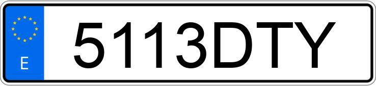 Numer rejestracyjny 5113DTY posiada SUZUKI LIANA