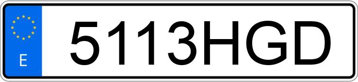 Numer rejestracyjny 5113HGD posiada MERCEDES S (220-221)