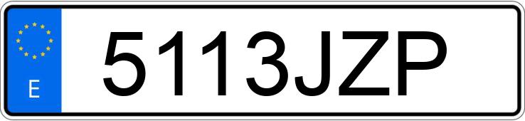 Numer rejestracyjny 5113JZP posiada BMW SERIE 5