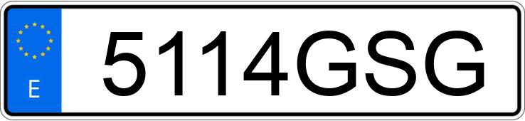 Numer rejestracyjny 5114GSG posiada HONDA ACCORD