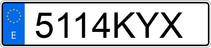 Numer rejestracyjny 5114KYX posiada RENAULT MEGANE Numer rejestracyjny 5114KYX posiada RENAULT MEGANE