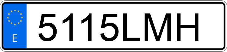 Numer rejestracyjny 5115LMH posiada SUZUKI SWIFT