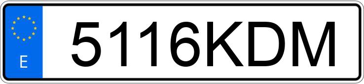 Numer rejestracyjny 5116KDM posiada SKODA FABIA