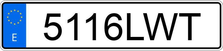 Numer rejestracyjny 5116LWT posiada MASERATI LEVANTE Numer rejestracyjny 5116LWT posiada MASERATI LEVANTE