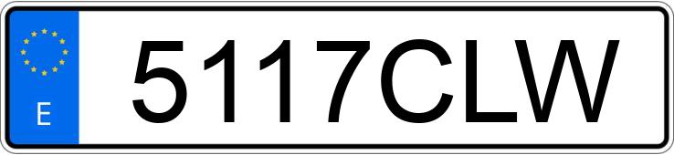 Numer rejestracyjny 5117CLW posiada FORD FOCUS