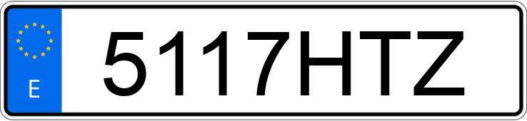 Numer rejestracyjny 5117HTZ posiada SEAT IBIZA Numer rejestracyjny 5117HTZ posiada SEAT IBIZA