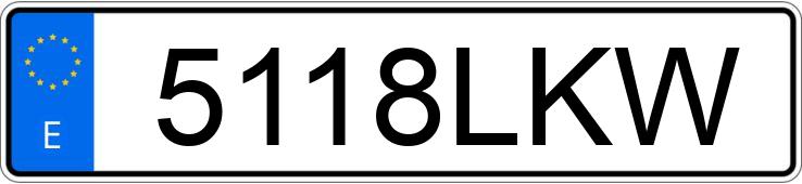 Numer rejestracyjny 5118LKW posiada DACIA DUSTER