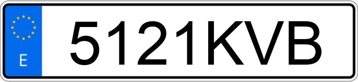 Numer rejestracyjny 5121KVB posiada AUDI Q3