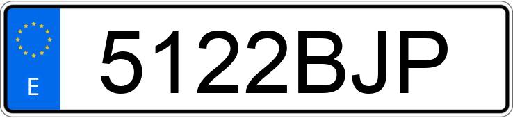 Numer rejestracyjny 5122BJP posiada TOYOTA LAND CRUISER