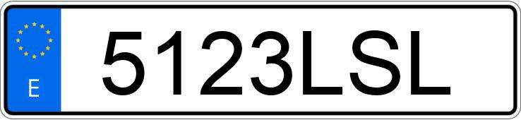 Numer rejestracyjny 5123LSL posiada MERCEDES GLC (253)